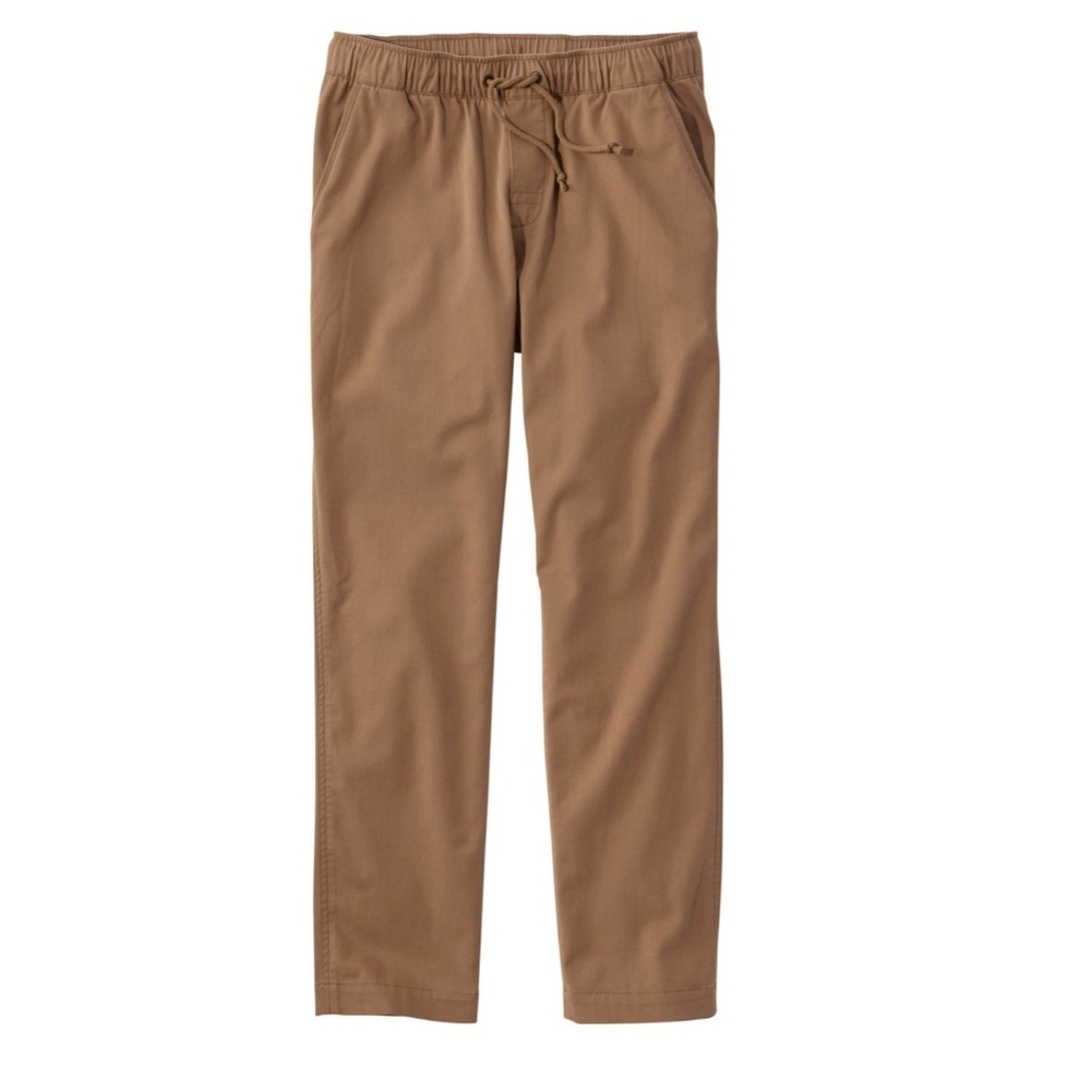 L.L. BEAN KHAKI Men's Comfort Stretch Dock Pants, Standard Fit Straight Leg SZ M